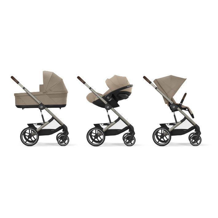 Cybex kolica Balios S Lux Almond Beige (taupe ram) 