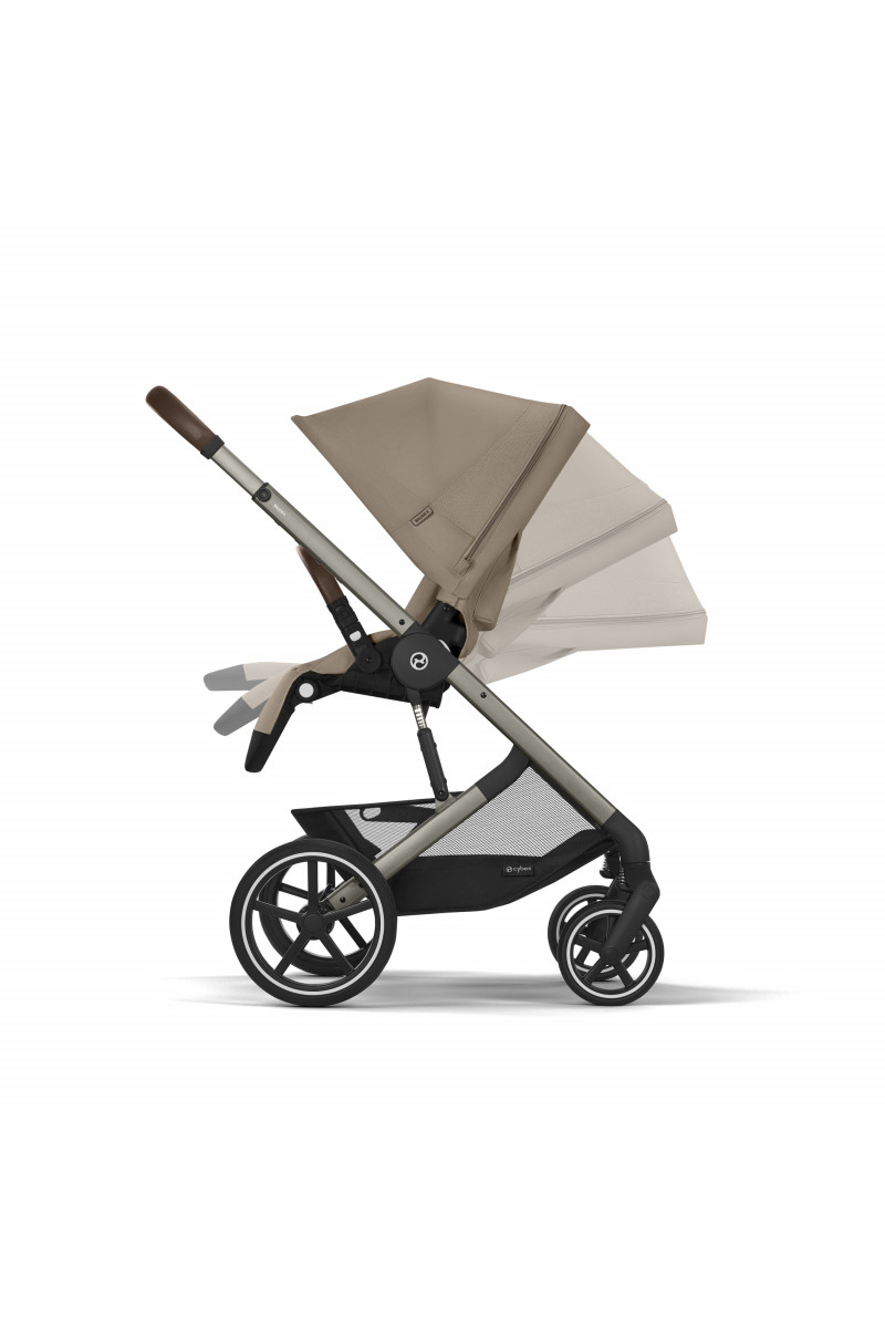 Cybex kolica Balios S Lux Almond Beige (taupe ram) 