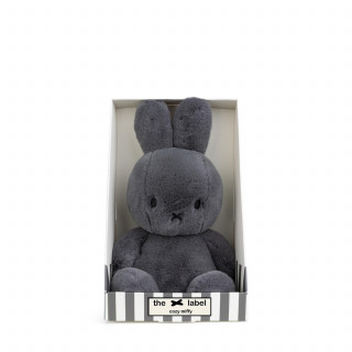 Miffy Cozy plišani zeka u pokl. kutiji 23cm, Grey 