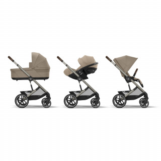 Cybex kolica Balios S Lux Almond Beige (taupe ram) 