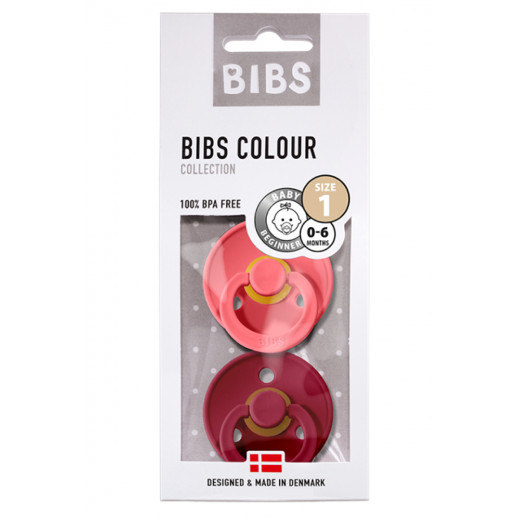 Bibs laža Coral/Ruby veličina 1 