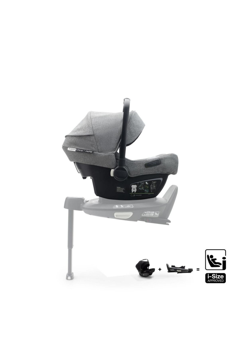 Bugaboo a-s (0-13kg) 0+ Nuna turtle air, sivo 