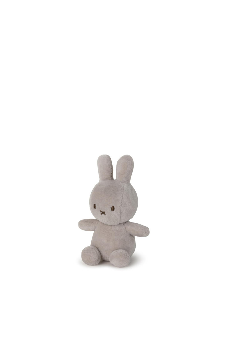 Miffy Lucky plišani zeka u pokl. kutiji 10cm, Grey 